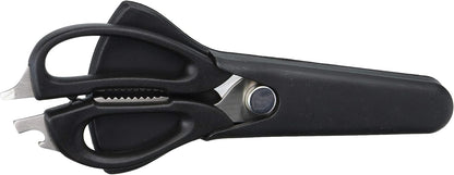 Ergo Chef All-Purpose Come-Apart Kitchen Shears for Poultry, Fish, Vegetables, Herb Stripper, Bottle Opener (Black)