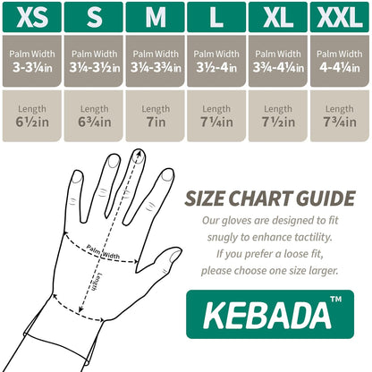 Kebada W1 Work Gloves for Men and Women, PU Coated Safety Gloves with Grip, Touchscreen, Ideal for Warehouse Package Handling, Construction, Gardening, 12 Pairs Gray Large