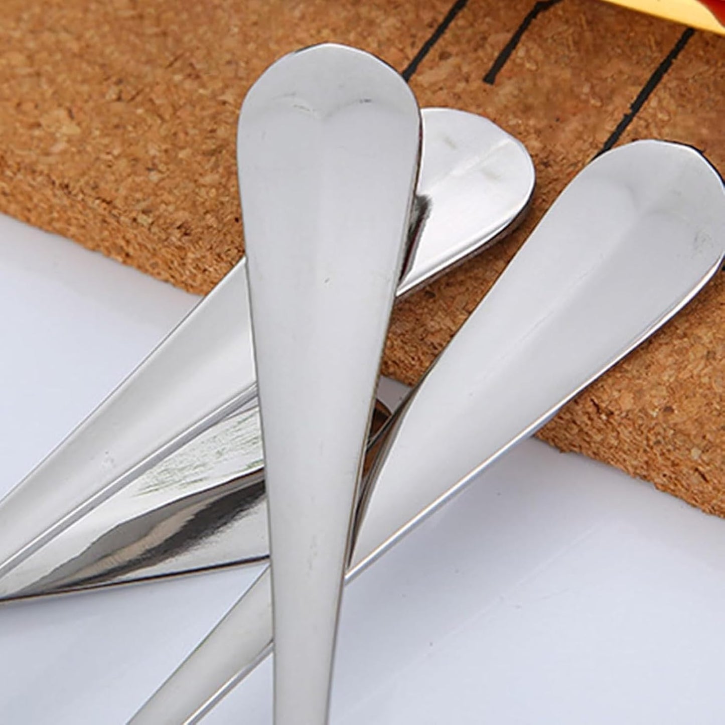 Grapefruit Spoons Serrated Edge, Grapefruit Knife & Spoon Curved Serrated Set, Stainless Steel Grapefruit Utensil Tool Dessert Spoons for Citrus Lemon Kiwi Salads Melon Lime Pitaya Apple Fruit Puree