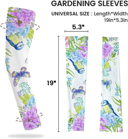 YPHCDO Gardening Sleeves Farm Sun Protection Arm Cooling Sleeves Thorn Proof Garden for Women Men with Thumb Hole