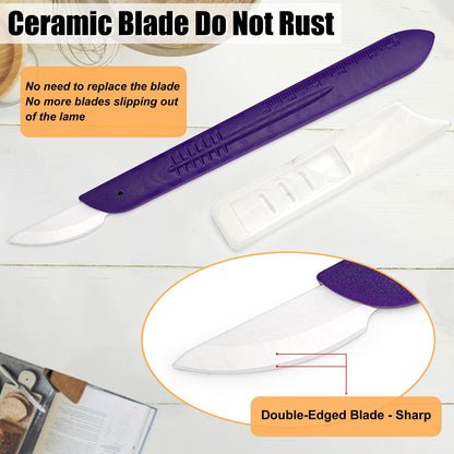 KUNIFU Bread Knife 9 Inch, Serrated Bread Slicing Knife with 5 Serration Types, Ultra Sharp High-Carbon Stainless Steel, Full Tang, Ergonomic Non-Slip Handle for Bread, Bagels, Cakes & Pastries