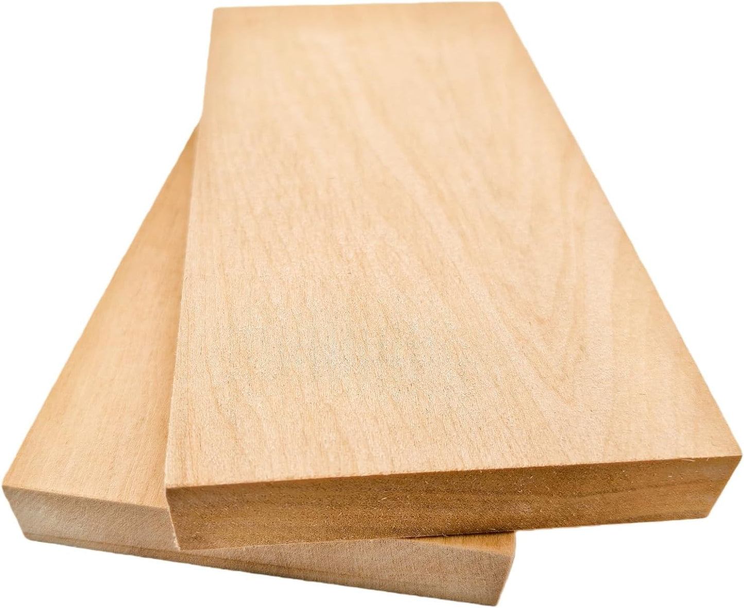 Unfinished Basswood Blocks for Crafts, Wood Craft Panels for Art, Engraving, Painting, DIY Projects, Chip Carving, Fretwork (7.87 x 3.93 x 0.78 in)