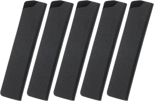 uxcell Knife Cover Sleeves, 6.5" x 1.3" ABS Knives Edge Guard Blade Protector Universal Knife Sheath for Home Kitchen, Black