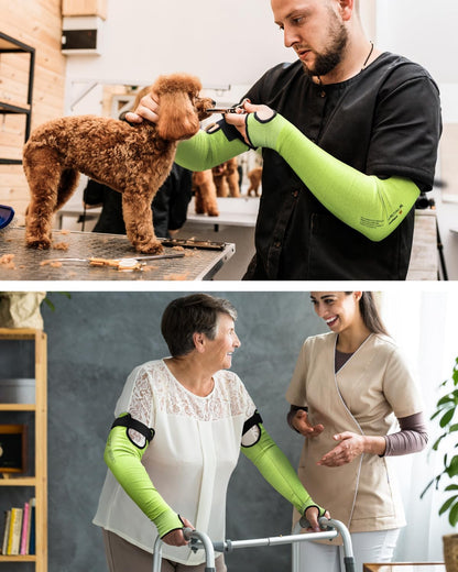 Ultra-Comfort Cut Resistant Sleeves for Thin Skin and Bruising, Cooling Protective Arm Sleeves for Gardening, Farming, Yard