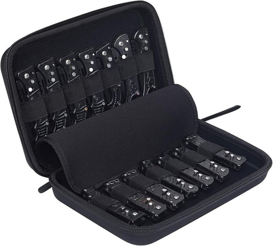 Pocket Knife Display Case with 14 Slots, Knife Case, Folding Knife Holder Organizer, Butterfly Knife Storage Carrier, Knives Collection Protector for Survival Tactical Outdoor EDC Mini Knife