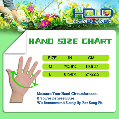 HANDLANDY Rose Pruning Gloves for Men & Women, Long Thorn Proof Gardening Gloves, Breathable Pigskin Leather Gauntlet, Best Garden Gifts & Tools for Gardener