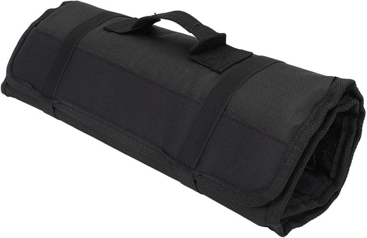Chef Knife Bag, Knives Holders Protectors Chef Knife Roll Bag 20 Slots for Home Kitchen (Black)