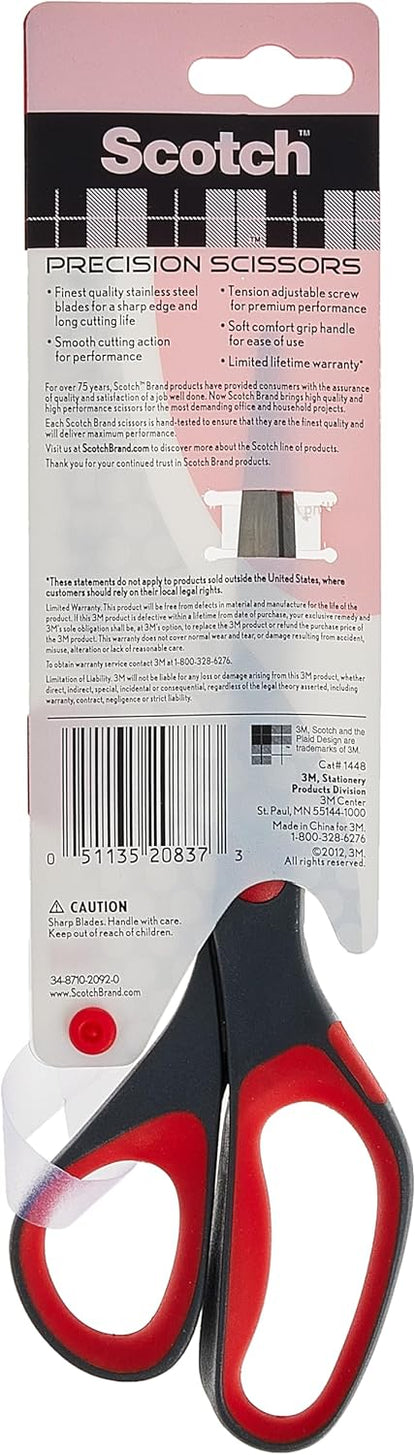 Scotch 6" Precision Scissors, Great for Everyday Use (1446)