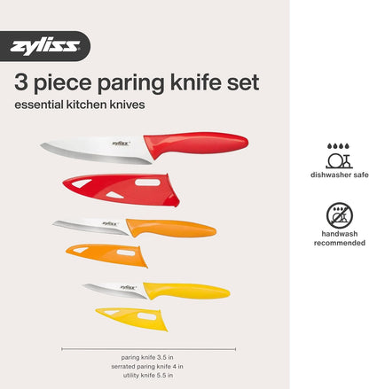 ZYLISS 2-Piece Paring Knife Set with Sheath Covers