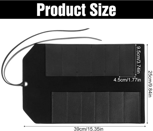 Knife Bag Roll, Modular Magnetic Chef Knife Case, Knifes Carrying Case with Leather Wrap, Best Gift for Chef and Culinary Enthusiasts