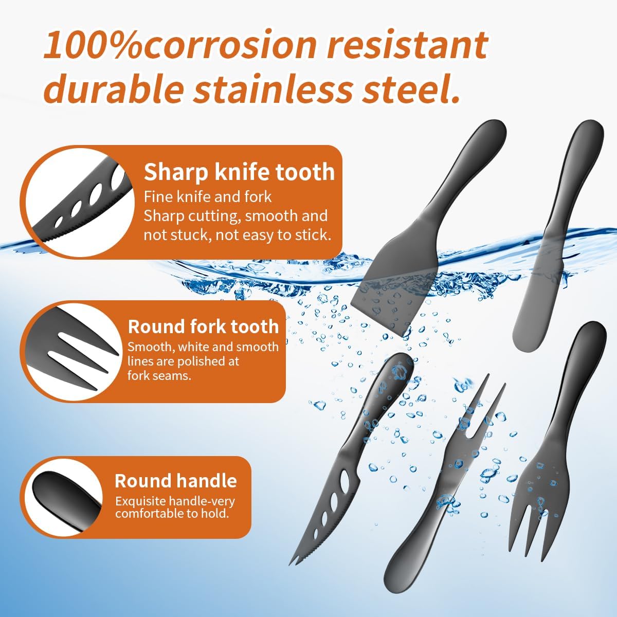 Copper Cheese Knives Set 7 Pieces Stainless Steel Kitchenware Utensils Gadgets 7 Pieces Cheese Knife,Cheese Spreader,Cheese Forks,Cheese Slicer,Cheese Cutter,Butter Knife