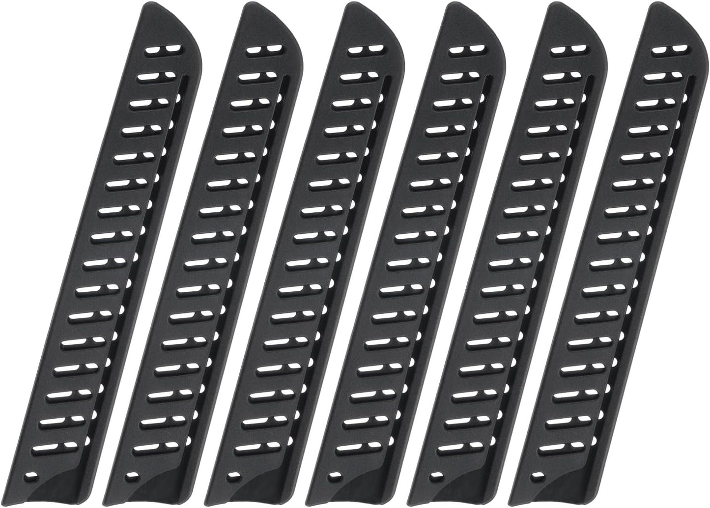 uxcell 6 Pcs Knife Cover Sleeves, 5.3" x 1" PP Knives Edge Guard Blade Protector Universal Knife Sheath for Home Kitchen, Black