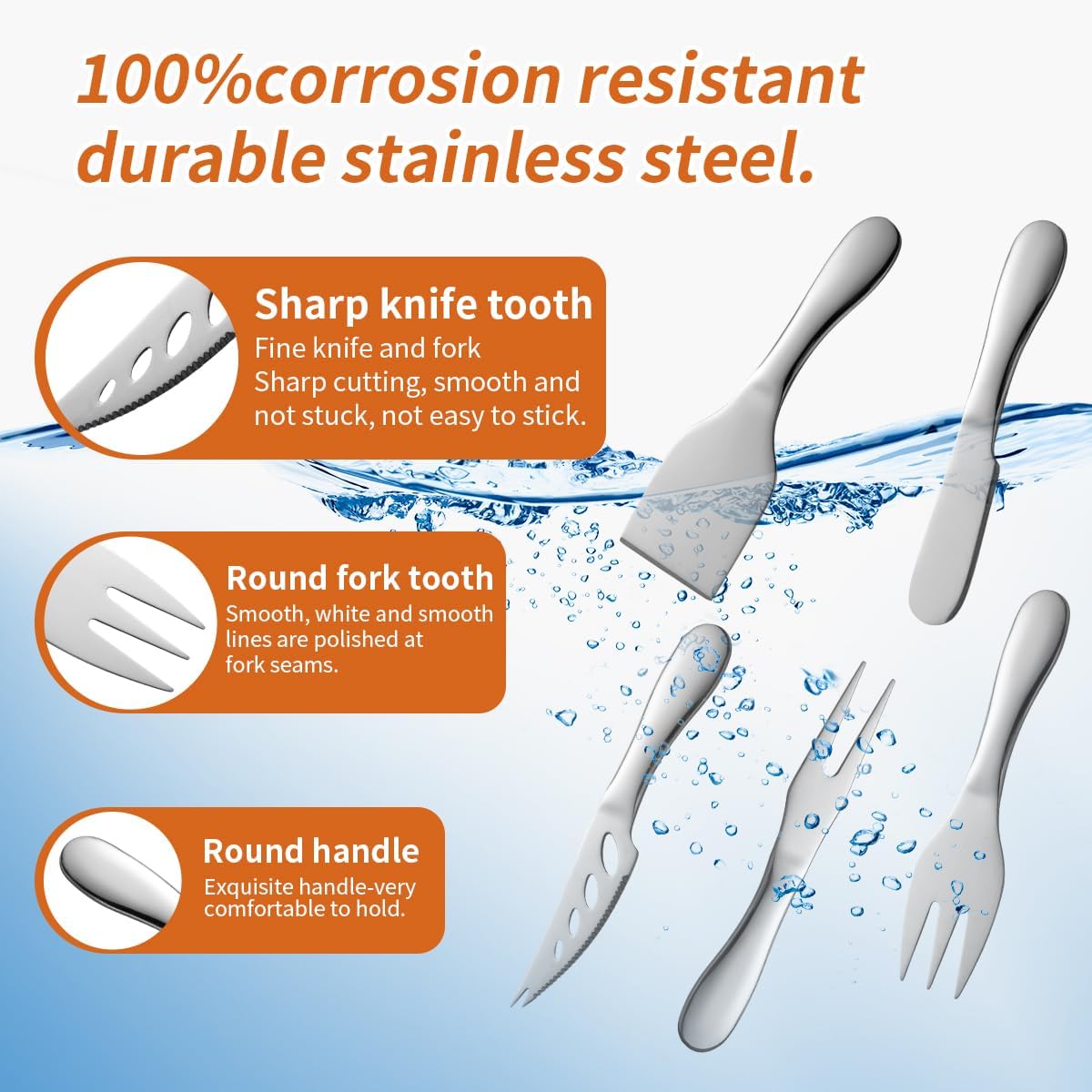 Copper Cheese Knives Set 7 Pieces Stainless Steel Kitchenware Utensils Gadgets 7 Pieces Cheese Knife,Cheese Spreader,Cheese Forks,Cheese Slicer,Cheese Cutter,Butter Knife