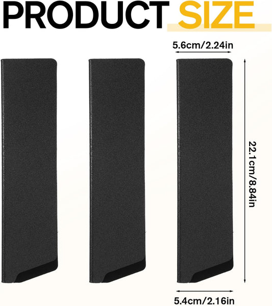 Tucnoeu 3pcs Universal 8.6 x 2.2Inch Knife Cover with Felt Lining, Waterproof Knife Guard,Knives Cover for Kitchen Knives Storage, Travel Protection