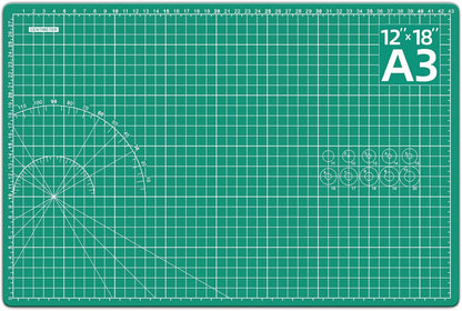 DIYSELF Cutting Mat 8in×6in, Self Healing Cutting Mat, A5 Rotary Cutting Mats for Crafts Sewing Hobby Fabric Project, 5-Ply Craft Cutting Board Double Sided, Craft Mat, Matting & Mounting Materials