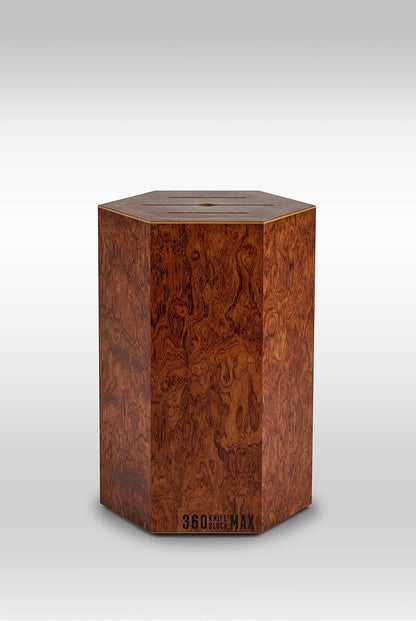 360KnifeBlock® MAX (walnut) ROTATING Magnetic Knife Block - MAX 12" tall with an array of top slots SeriousEats/Food&Wine/ATK BEST Universal Knife Block - handmade in Washington