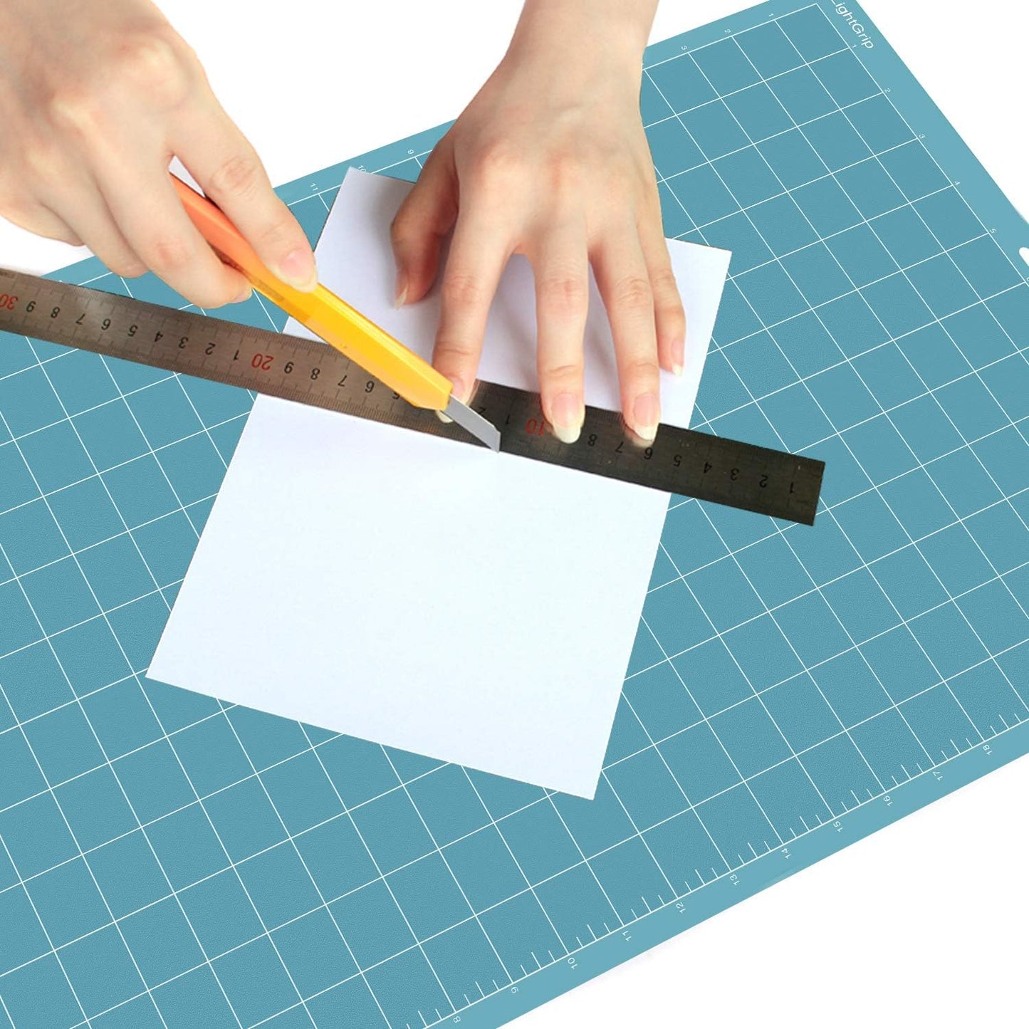 REALIKE 12x12 Lightgrip Cutting Mat Compatible with Cricut Maker 3/Maker 4/Maker/Explore 3/4/Air 2/Air/One(3 Mats), Gridded Adhesive Non-Slip Cut Mat for Crafts, Quilting, Sewing and All Arts