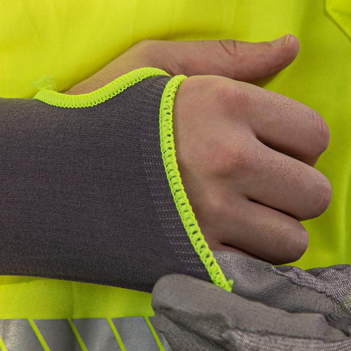 Majestic Glove Cut-Less Korplex Cut Resistant Sleeves w/Thumb Hole, Provide Arm and Wrist Protection