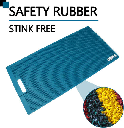 NonSlip Fish Fillet Mat for Filleting, Cutting, Cleaning Heavy Duty Rollable Fish Bait Cutting Board No Need Fish Grippers Large Size Fish Cleaning Mat (14 * 24“, Green)
