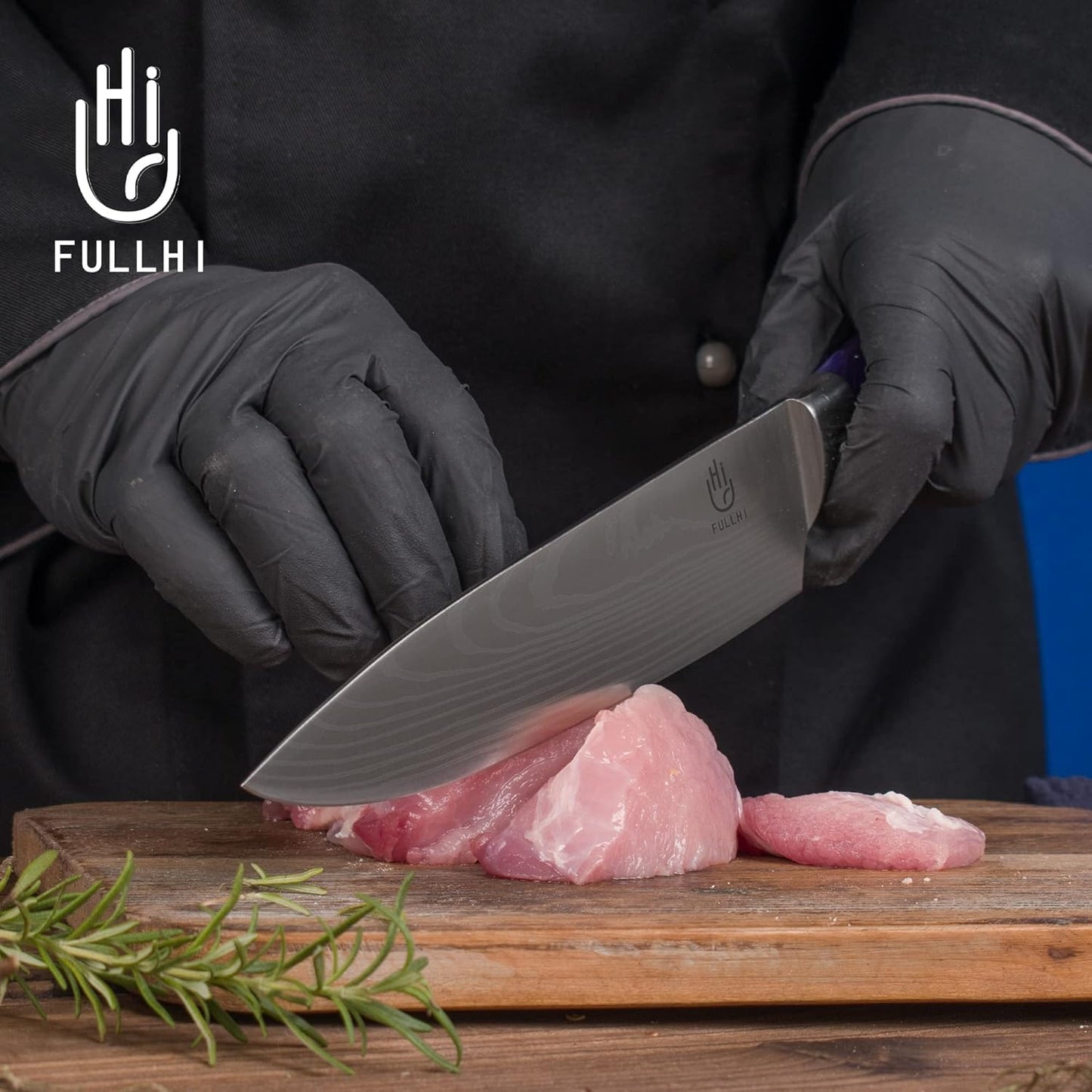 FULLHI Knife Set, 14pcs Japanese Knives Set, Premium German Stainless Steel chef Knife Set