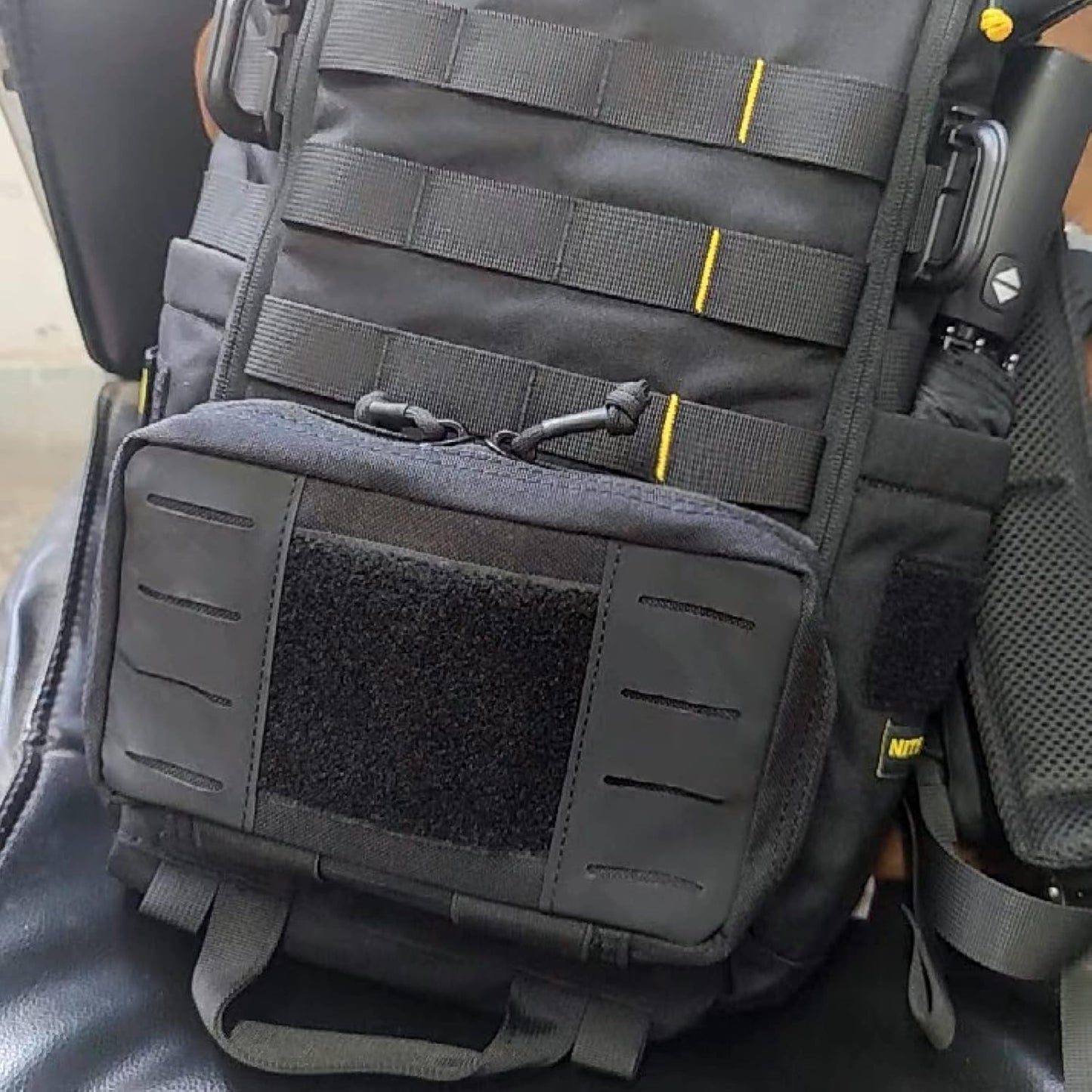 Azarxis Tactical Mini Belt Pouches, Multi-Purpose Small Battery Case Compact Utility EDC Card Slot Holder Waist Bags Military Molle Pack Sundries Storage Pack