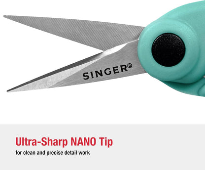 SINGER 00557 4-1/2-Inch ProSeries Detail Scissors with Nano Tip
