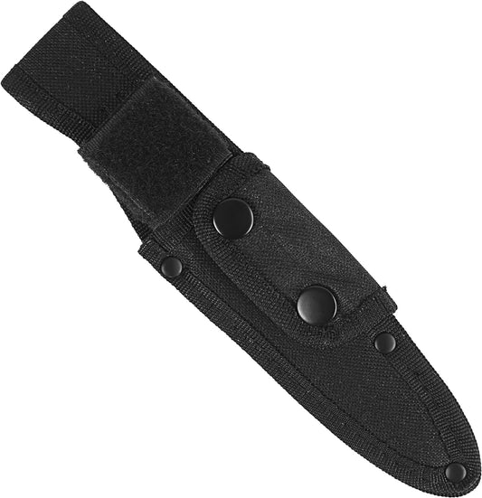XYJ Universal Knife Sheath Oxford Cloth Camping Knives Sleeves Case Edge Guards Blade Protectors (Black, 12 * 2.5 inch)