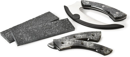 Woodriver Poly Resin Knife Scales 3/8" X 2" X 7" Oyster Pair