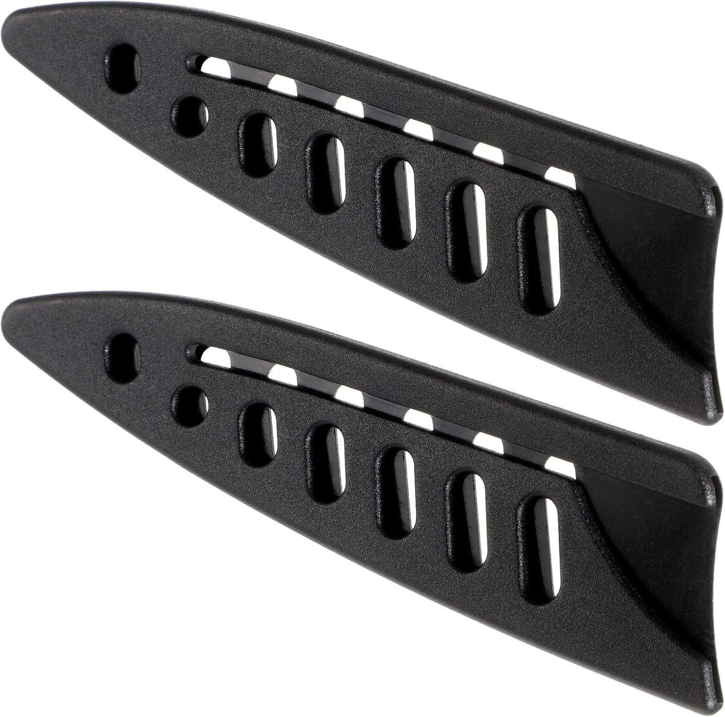 2 PCS Black Knife Sheaths for Kitchen Knives, Safety Knifes Cover Sleeves Universal Plastic Knifes Sheath Portable Blade Protector for 3.9 Inch Paring Knife, Paring Utility Bread Chef
