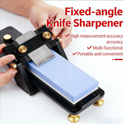 Fixed Angle Whetstone Set – Whetstone Set with Polishing Stone & Grinding Frame | Adjustable Sharpener for Kitchen Knives, Woodworking Chisels & Carving Tools