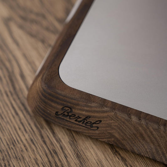 Berkel Presenting Board for Red Line 250 Slicers | Wooden Board | Stainless Steel Plate | Display Meat, Prosciutto, Cheese, Vegetables, and more | Made in Italy