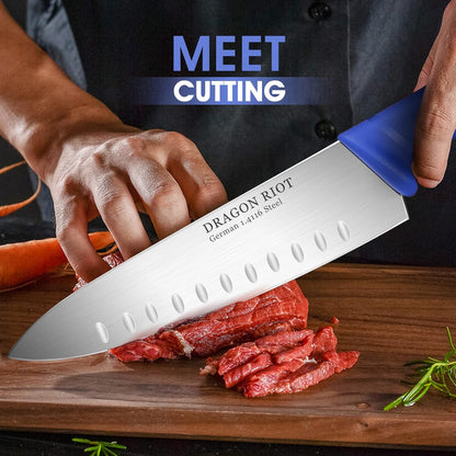 DRAGON RIOT Premium Boning Knife for Meat Cutting 6 Inch BBQ Brisket Meat Trimming Butcher Knife - Stainless Fish Fillet Turkey Carving Knife