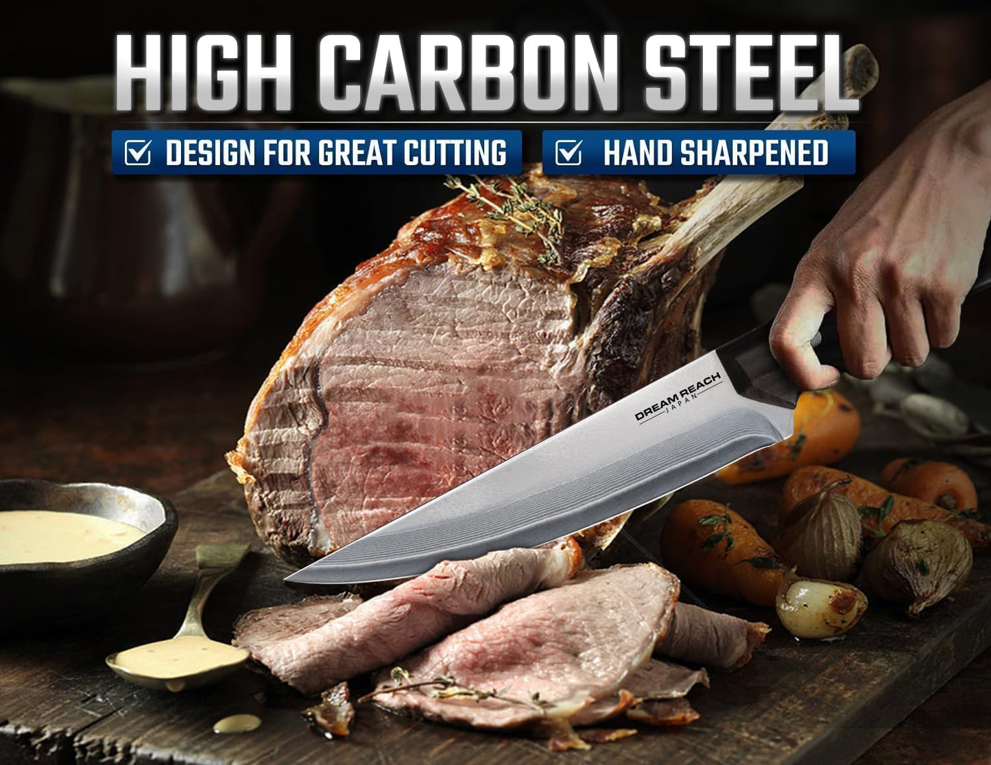 Dream Reach Boning Knife for Meat Cutting 5.2 inch Japanese VG10 Steel Core Deboning Knife for Butchering-Razor Sharp Damascus Fillet Knives for Kitchen Outdoor (Rose Series)