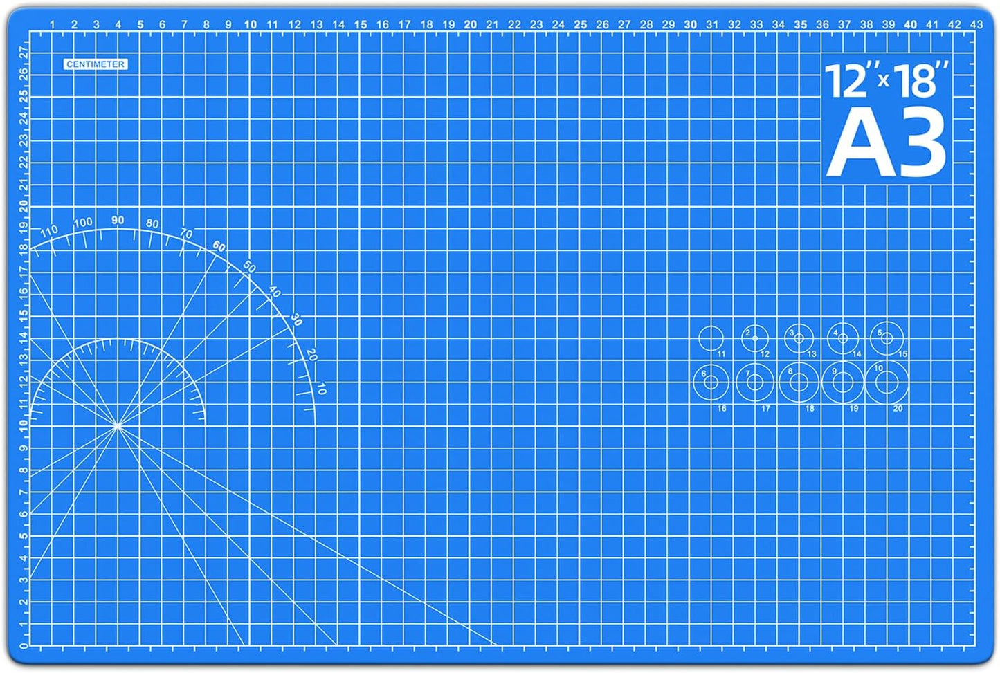 DIYSELF Cutting Mat 8in×6in, Self Healing Cutting Mat, A5 Rotary Cutting Mats for Crafts Sewing Hobby Fabric Project, 5-Ply Craft Cutting Board Double Sided, Craft Mat, Matting & Mounting Materials