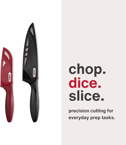 ZYLISS 2-Piece Paring Knife Set with Sheath Covers