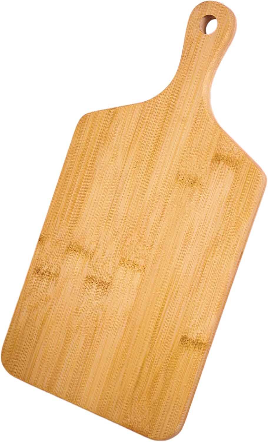 Bamboo Cutting Board for Kitchen (16'' x 7.8'), Wooden Cutting Board with Handle, Charcuterie Board, Cheese Board, Decorative Wooden Serving Board