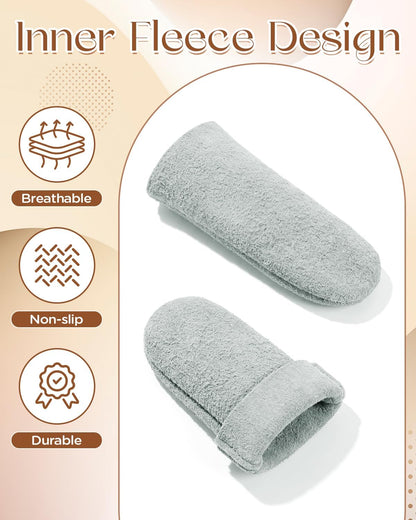 EORTA 10 Pack Non-Slip Suede Finger Cots, Leather Finger Protectors for Needle Felting, Sewing, Electronics Repair, Knitting, Needlework, Embroidery & Crafts, Brown