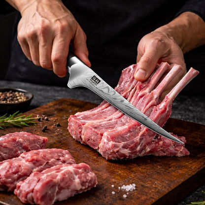 SHAN ZU Chef Knife in Powder Steel, Japanese Kitchen Knife 8 Inch, Ultra Sharp Chef's Knives, High Carbon Japanese Knives with Ergonomic Pakkawood Handle Professional Utility Knives for Meat Vegetable