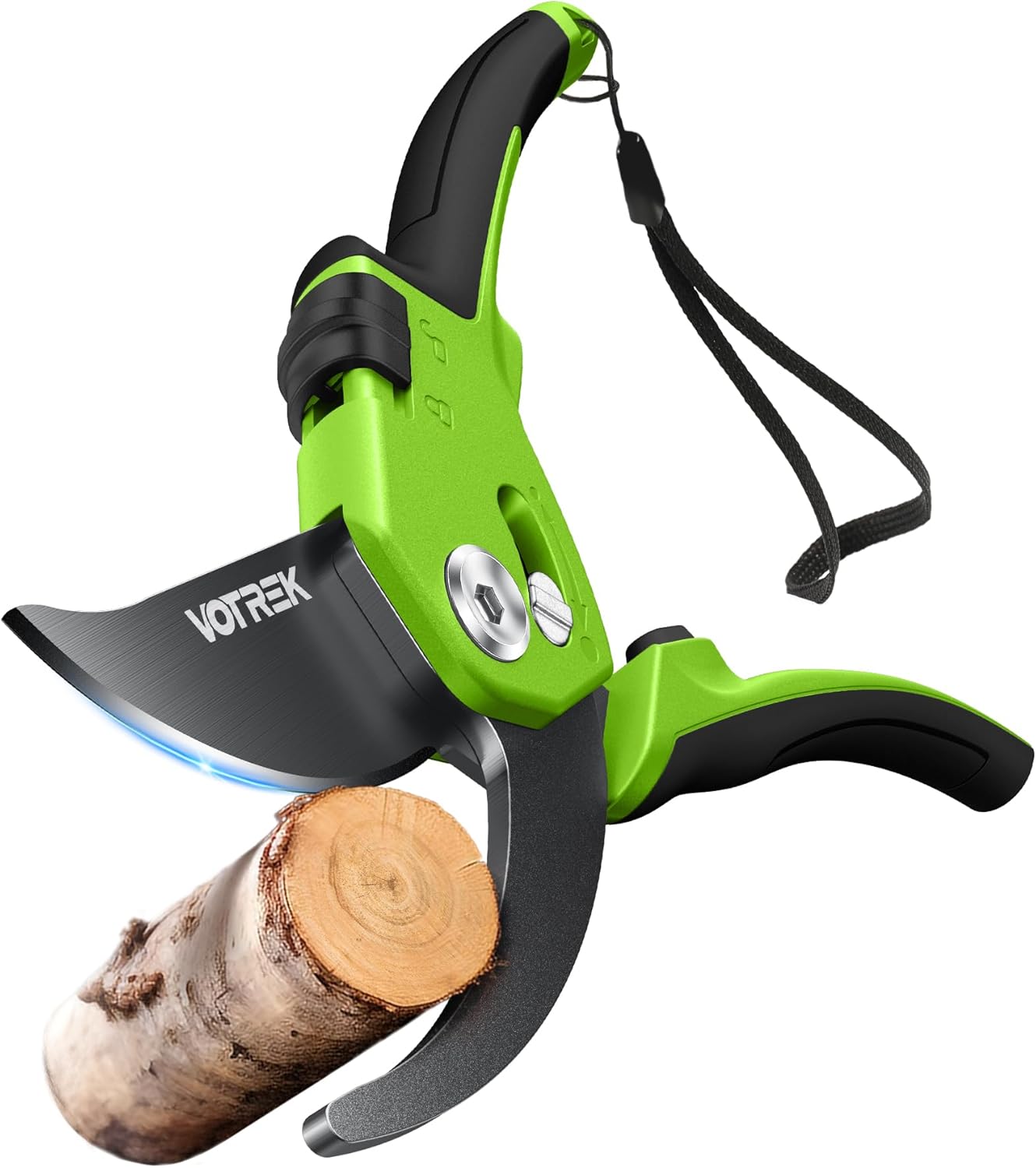 VOTREK® Pruning Shears, [Patented Stepless Handle Opening] - Garden Clippers with Ultra-Sharp SK5 Steel for Weak Hand, Bonsai Scissor Universal Fit for All Hand Sizes, Effortlessly Cut 1-Inch Branches