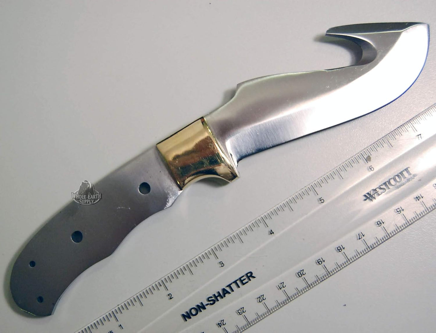 420 Stainless Steel Knife (420 Stainless Steel, Pair of 5.375 inch Bowie Blades)