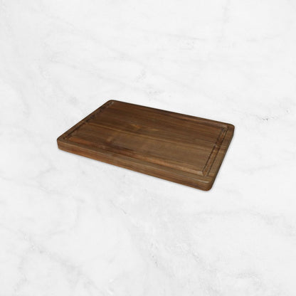 Casual Home Delice Rectangle Juice Drip Groove Cutting Board 15.5"Wx11"Dx0.75"H, Walnut