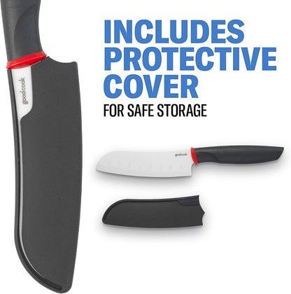 GoodCook Touch Santoku Knife 5-Inch Ceramic Blade
