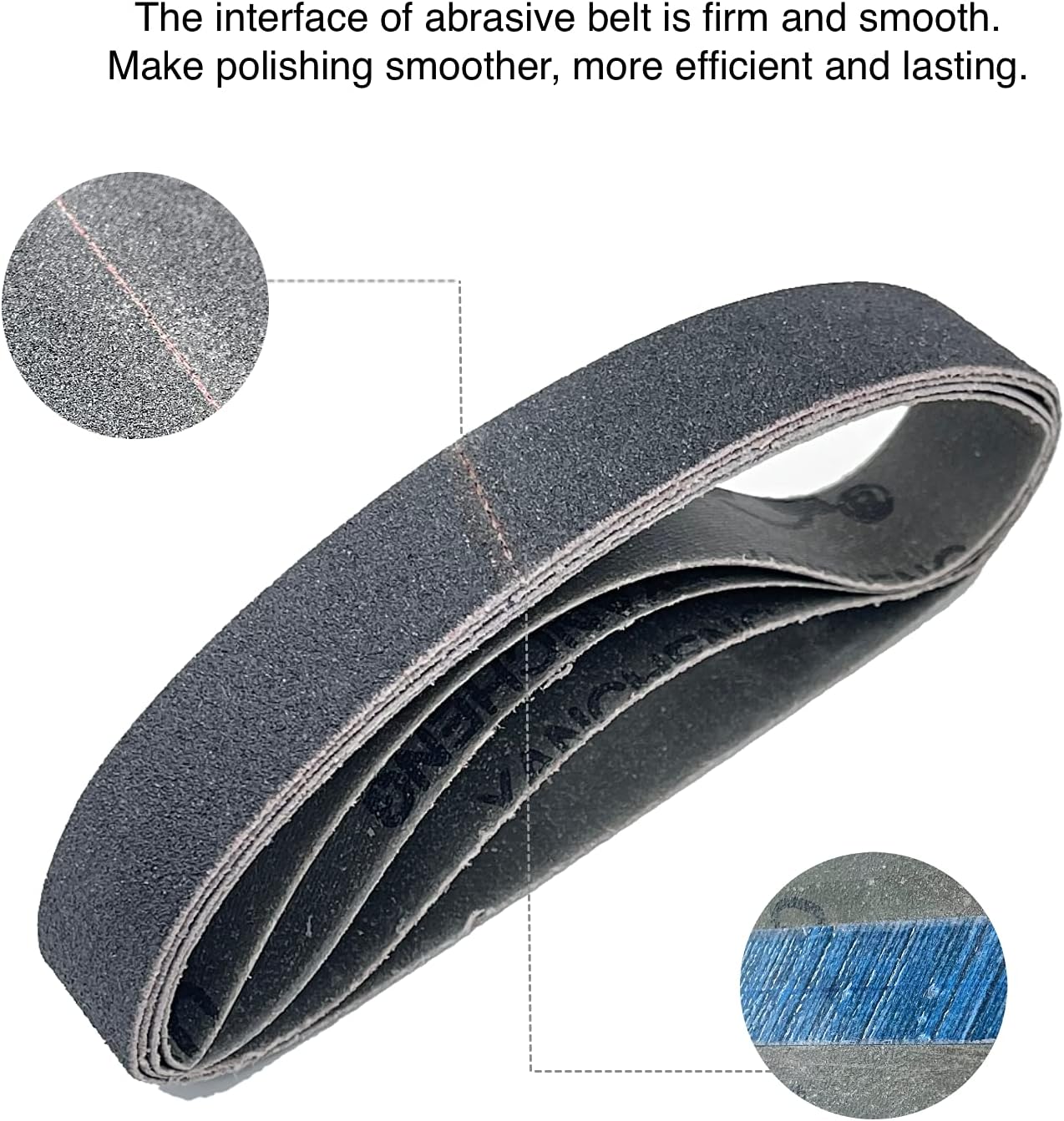1x30 Inch Silicon Carbide Sanding Belts, 4 PCS Each of 80,120, 240, 400, 800,1000 Grits Knife Sharpening Belt Kits for 1 x 30 Inch Belt Sander, 24 Pack