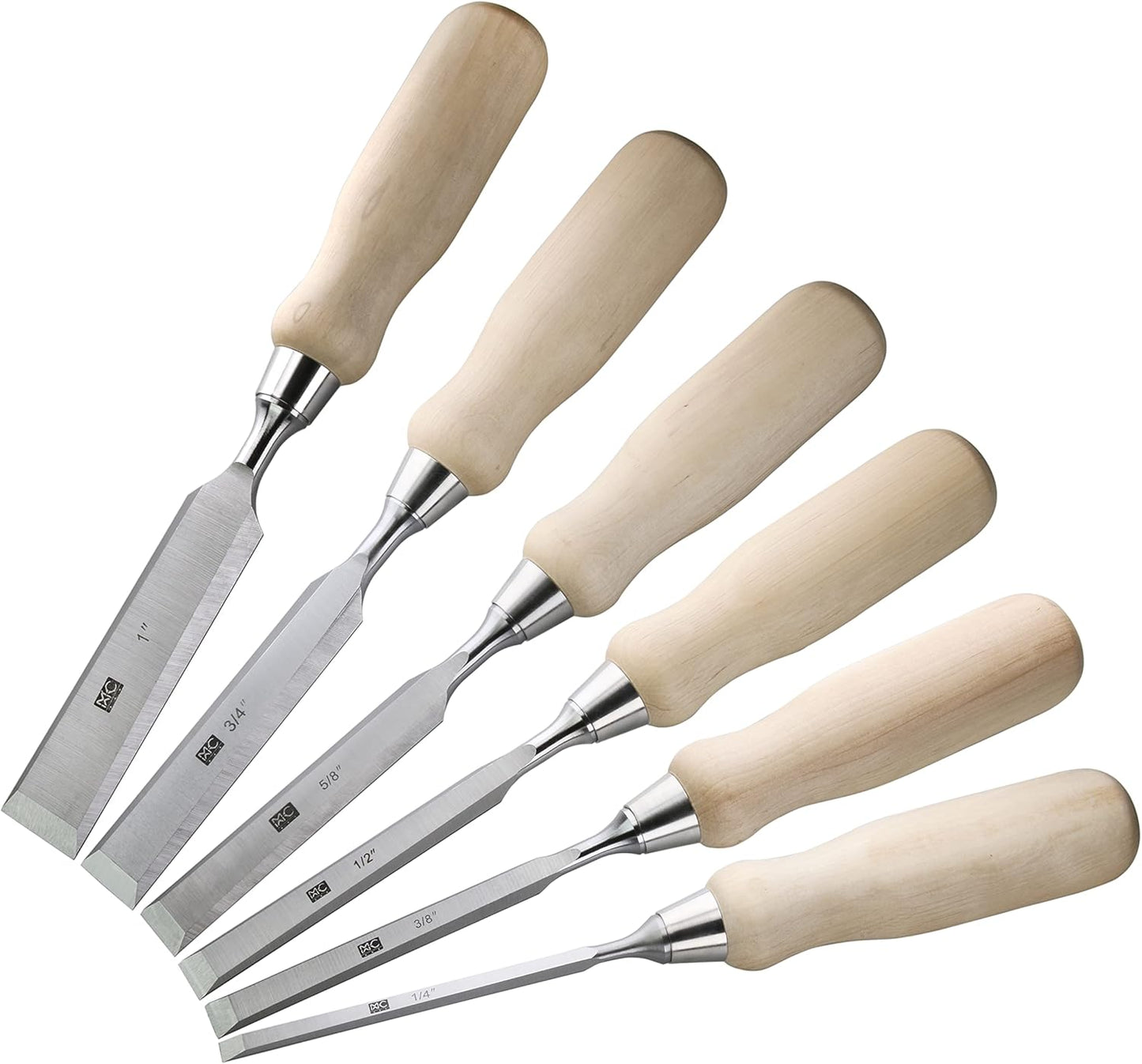 Woodworking 11 PC Carving Chisel Set with Wooden Storage Case - Gouges, Chisels and knifes for Hobbyists and Professional Wood Carving Tool