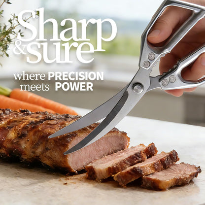 Kitchen Scissors for Food Seafood, BBQ Meat Scissor Heavy Duty, Heavy Duty Poultry Shears All Purpose Kitchen Shear for Food Japan, Cooking Scissors Cutting Bone Chicken Shears, Gift for Men Women