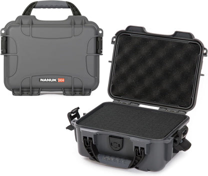 NANUK 904 Hard Case with Foam – IP67 Waterproof Protective Case for Camera, Drone & Gear – Impact-Resistant & Dustproof – Perfect for Travel 10.2" x 7.9" x 4.5" – Yellow