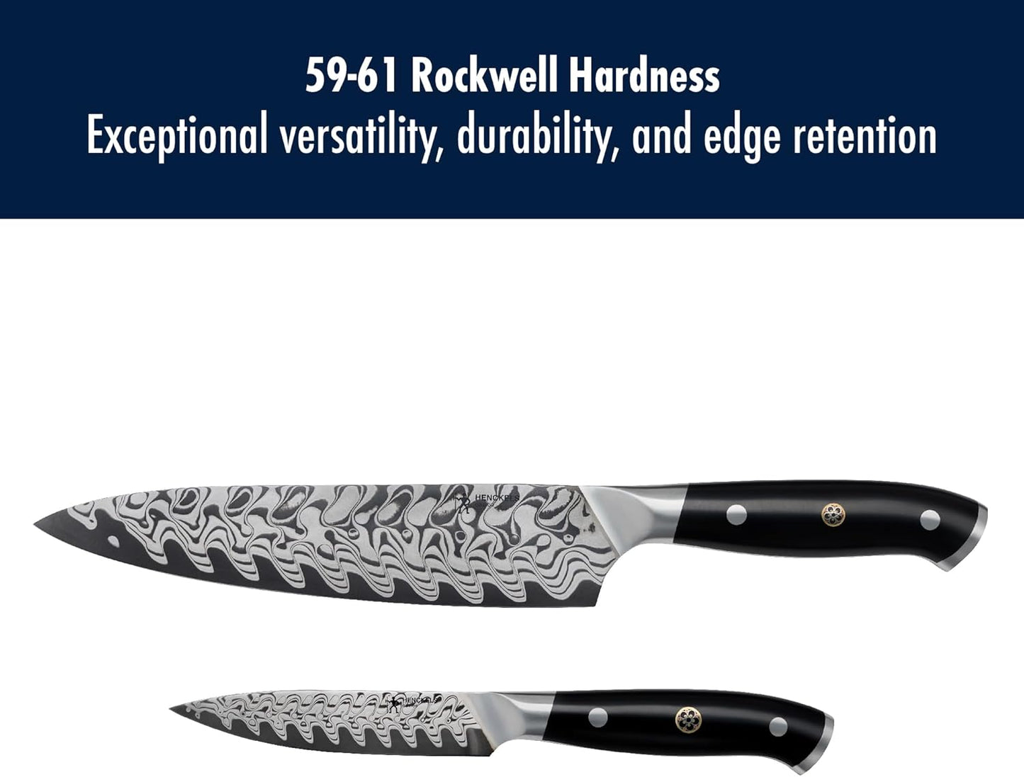HENCKELS Compass Damascus 8-inch Damascus Chef's Knife