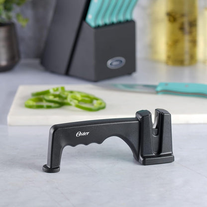 Oster Baldwyn 6-Inch Cleaver Knife – Heavy Duty Kitchen Cutlery with Stainless Steel Handle – Sharp, Durable Chef’s Cleaver for Chopping, Slicing, and Dicing