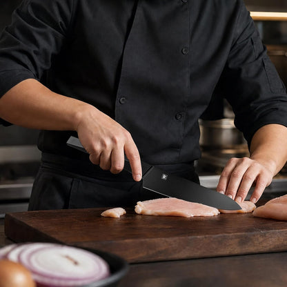 6.7 Inch Santoku Knife, Made in Japan, High Carbon Molybdenum Stainless Steel Japanese Chef Knife with Sakura Handle, Kitchen Knife for Slicing Meat, Vegetable & Fruit