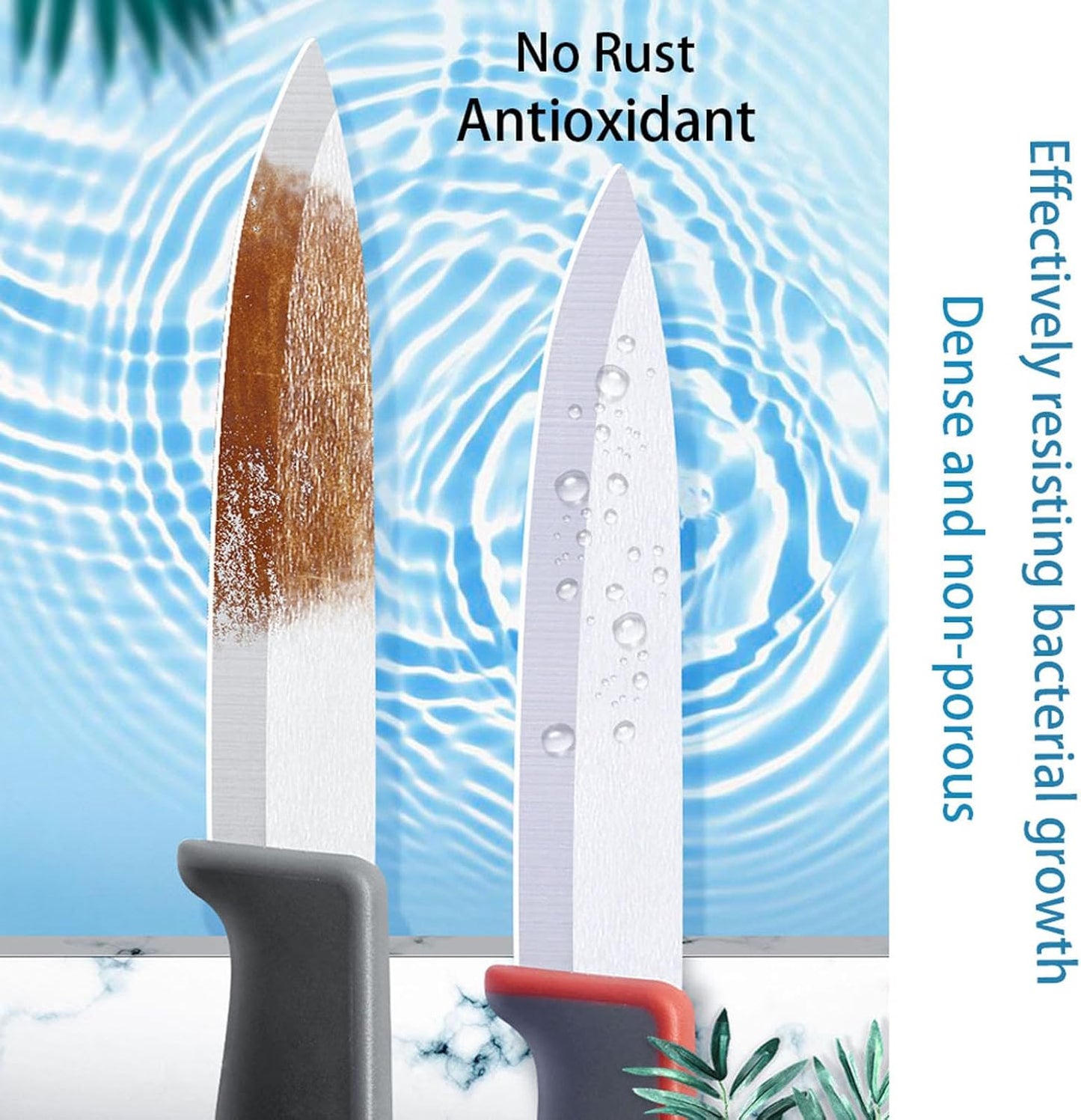 2Pcs Ultra Sharp Ceramic Knife, 4 Inches Large Blade, Safe Ceramic Rust-resistant Paring Knives, Healthy Fruit Knives, Used for Cutting Fruits, Meat Dishes, Cooked Food